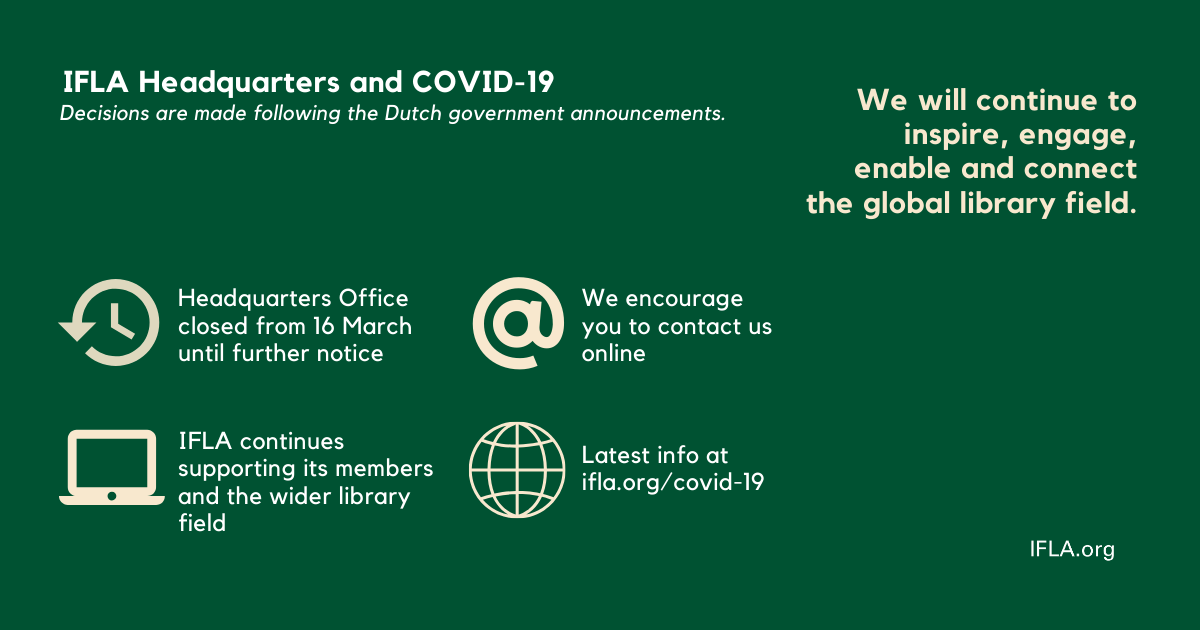 IFLA HQ and COCVID-19