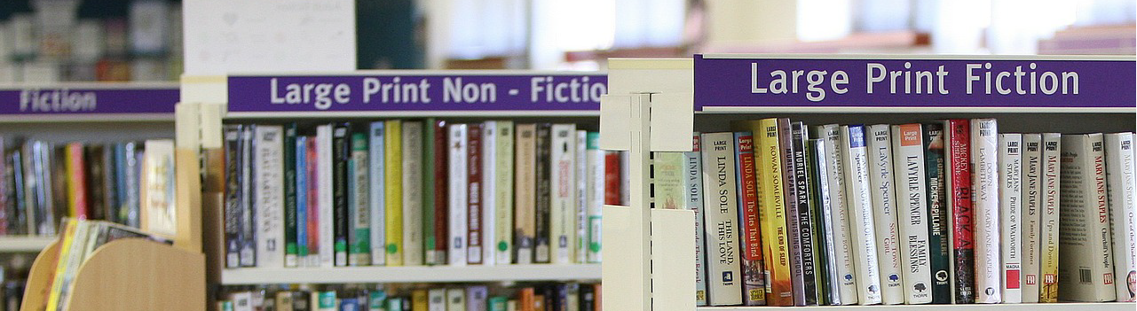 COVID-19 and libraries: bookshelves in a library