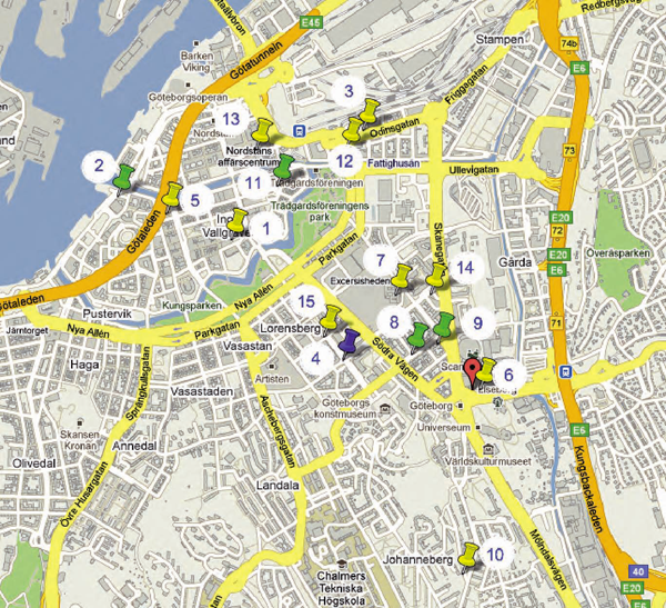 Hotels available from Congrex Travel in Gothenburg