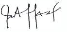 Signature of Jorge Santini
