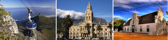 Table Mountain City and Constantia Winelands