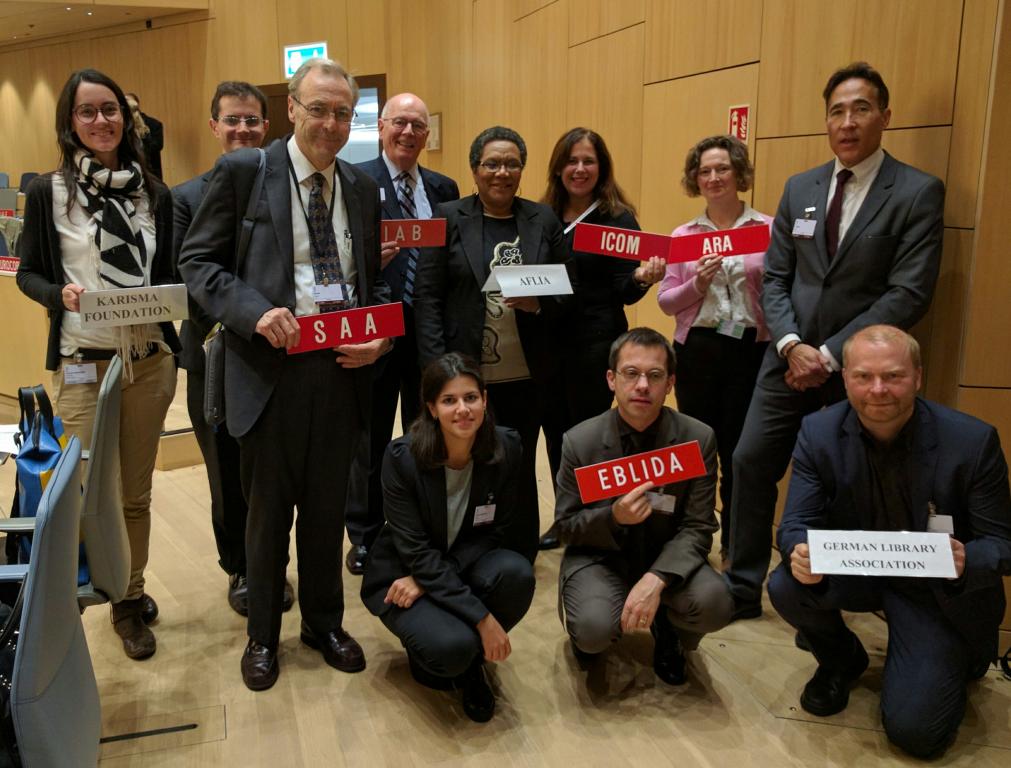 Libraries, Archives and Museums Team at SCCR33