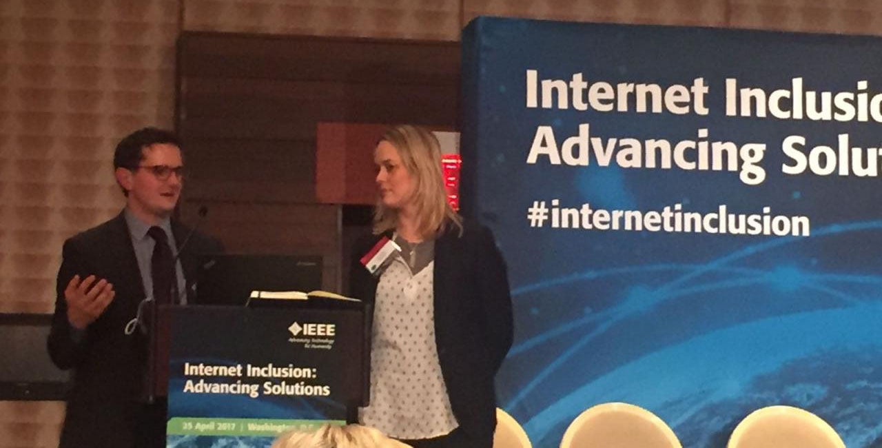 Stephen Wyber (IFLA) and Melissa Sassi (Microsoft) discuss digital literacy