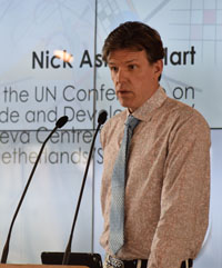 Nick Ashton-Hart speaking on how the Internet can support local identity and social development
