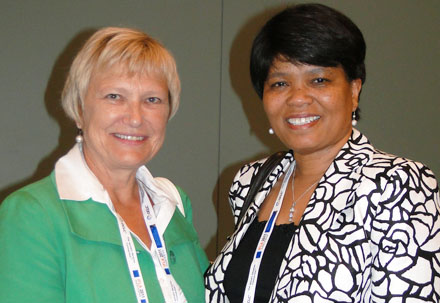 Ingrid Parent and Ellen Tise in San Juan, Puerto Rico
