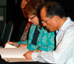 Jennefer Nicholson and Jaime Rios Ortega