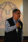 Musqueam elder Larry Grant
