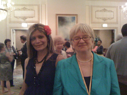 Claudia Lux with Loida Garcia-Febo 