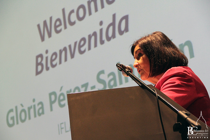 IFLA President Glòria Pérez-Salmerón