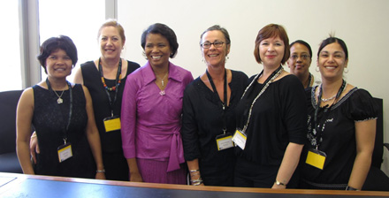 Participants on first day of presentations