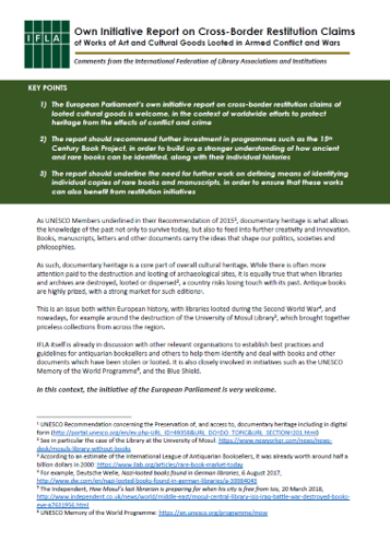IFLA contribution