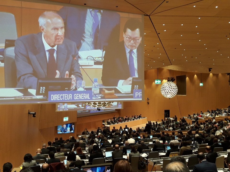 WIPO Director General Francis Gurry announcing that Marrakesh is the fastest moving Treaty the Organisation has