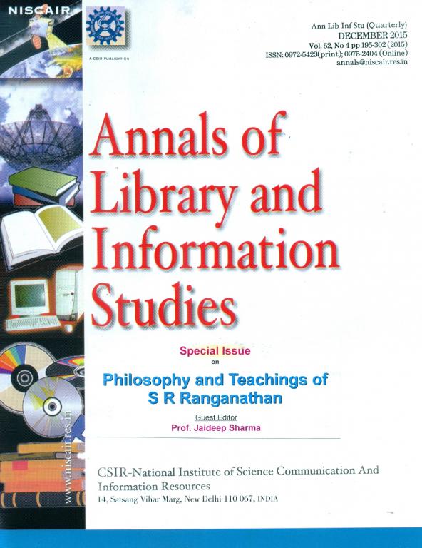 ALIS special issue cover