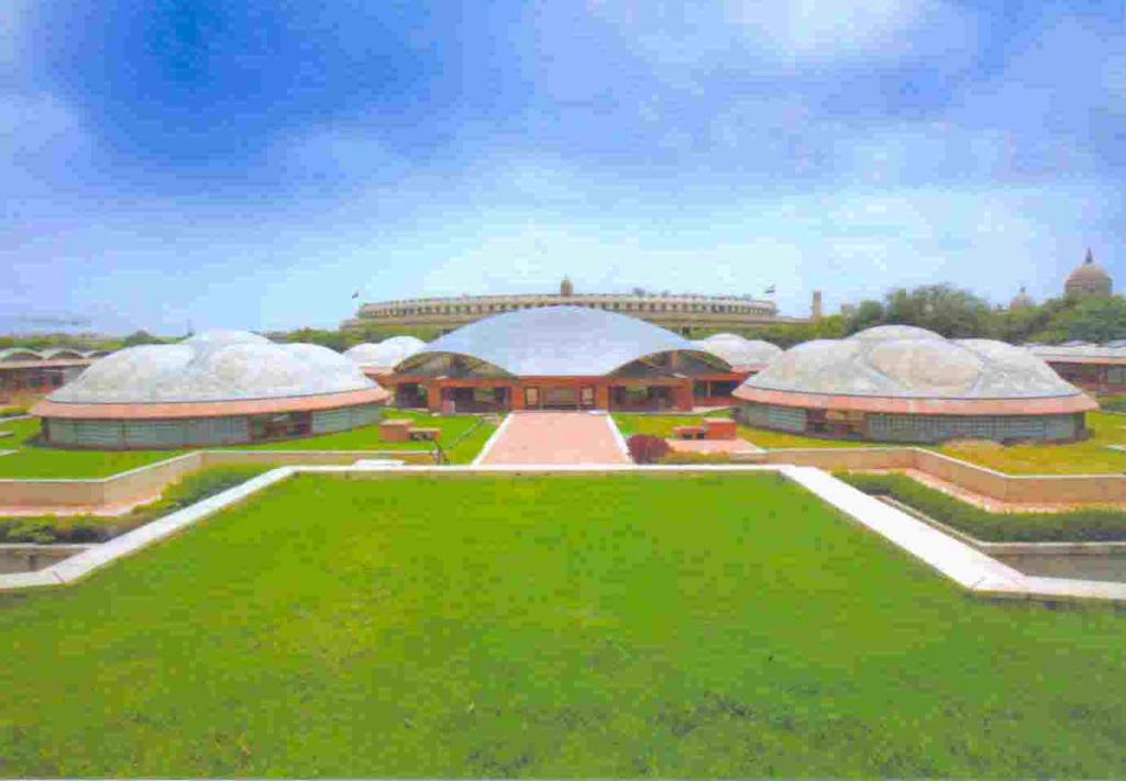 Air view of Parliament Library