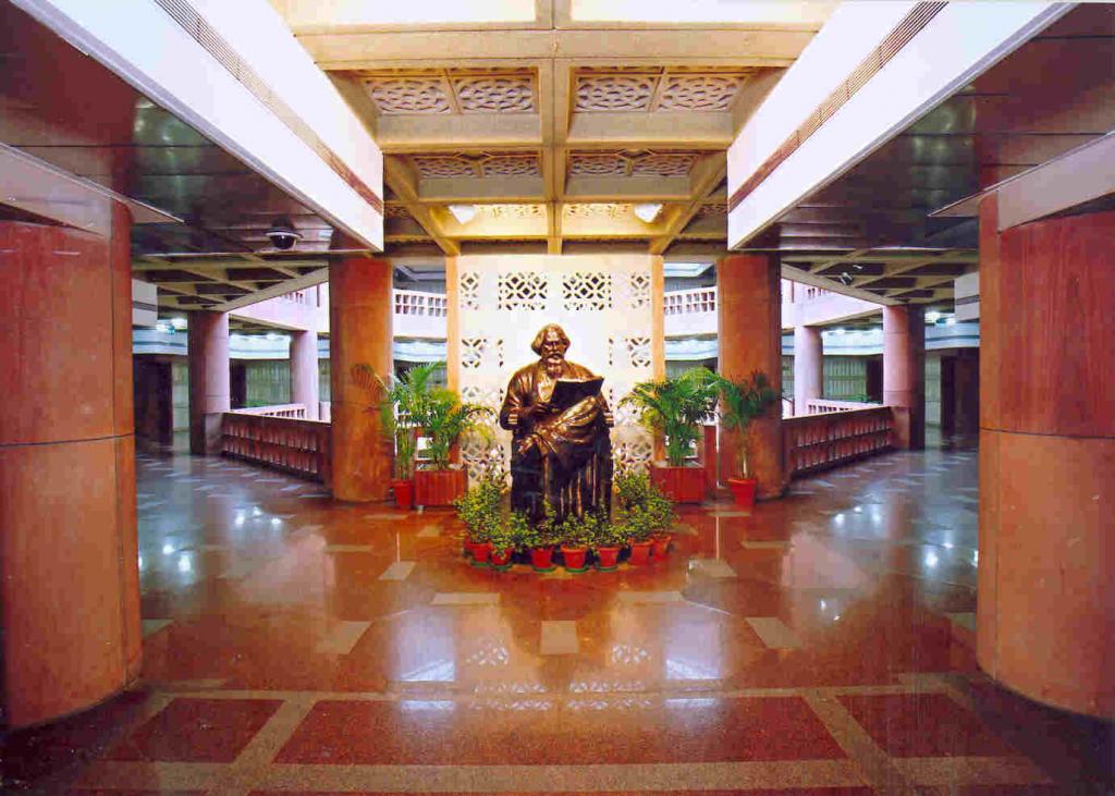 Inside entrance of the Library
