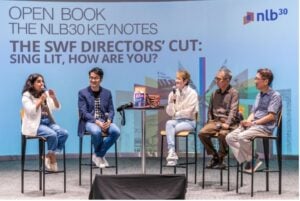 From left to right Speakers, Ms Pooja Nansi, Mr Paul Tan, Mr Gene Tan Moderator , Mr Yeow Kai Chai, Mr Yong Shu Hoong.