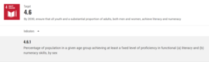 Goal 4.6 Department of Economic and Social Affairs