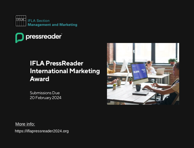 Submission Deadline 20 February 2024. More info: https://iflapressreader2024.org