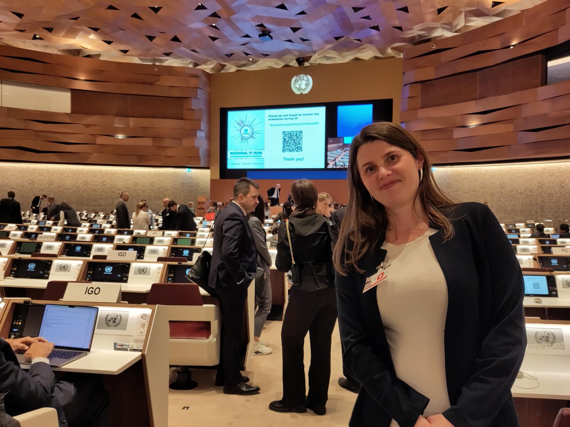 IMG 20230330 173221 Magdalena Gomulka at the European Regional Forum on Sustainable Development 2023