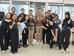 Library staff from the Office of Academic Resources at Chulalongkorn University with their fellow picture taken on July 31, 2025 Library staff from the Office of Academic Resources at Chulalongkorn University with their fellow picture taken on July 31, 2025