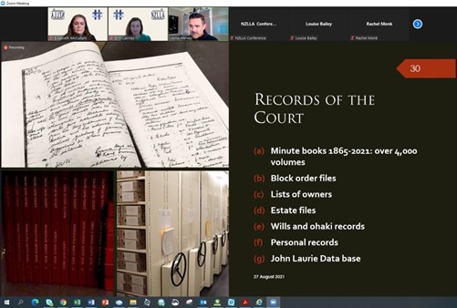 NZLLA 2 Judge Layne Harvey (covering the different types of records the New Zealand Māori Land Court holds.