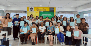 Participants mark their completion with certificates