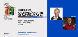Programme Banner of “Libraries, Archives and the Great Wave of AI” Programme Banner of “Libraries, Archives and the Great Wave of AI”