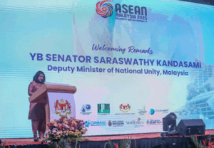 The Deputy Minister of National Unity, Malaysia Senator Madame Saraswathy The Deputy Minister of National Unity, Malaysia Senator Madame Saraswathy