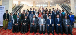 The Prime Minister of Malaysia Dato’ Seri Anwar Ibrahim front row centre with EB members The Prime Minister of Malaysia Dato’ Seri Anwar Ibrahim front row centre with EB members
