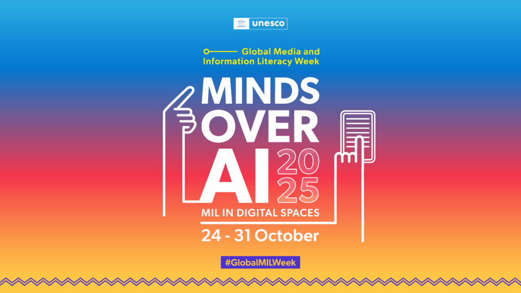 Banner that reads: Minds Over AI