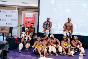 Zulu dance troupe