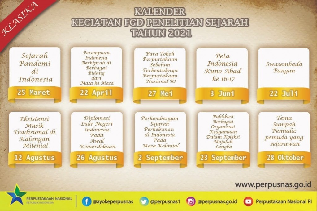  The Calendar of the FGD