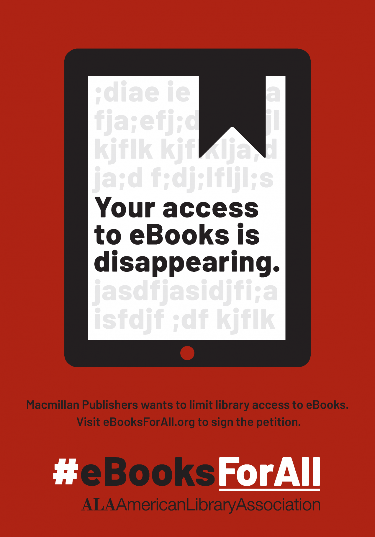Your access to eBooks is disappearing #eBooksForAll