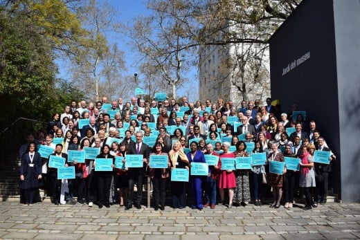 Global Vision Kick Off group photograph