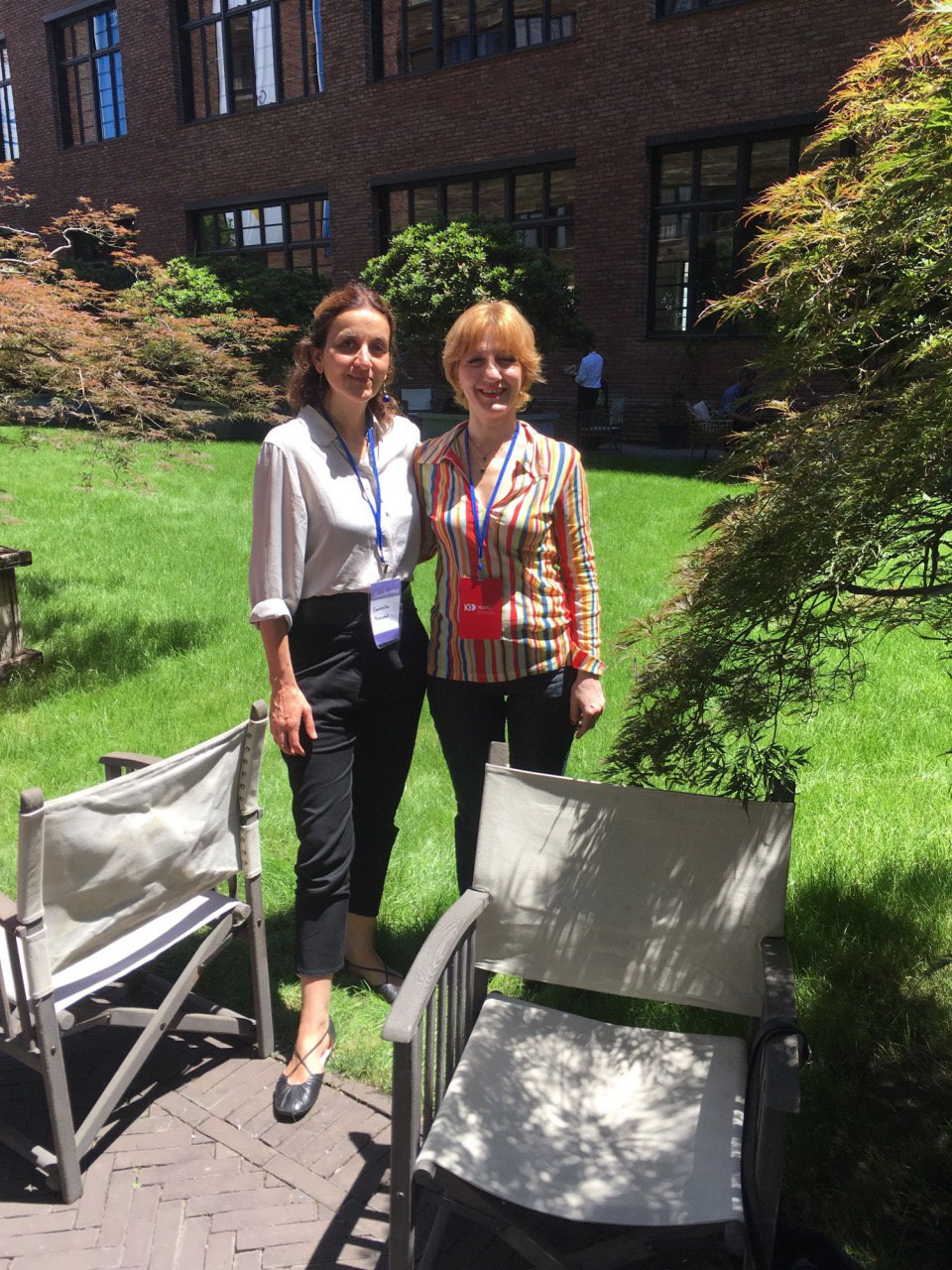 Maia and Esme at EuroDIG