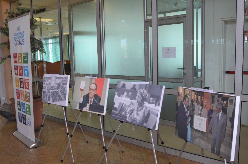 Namibia University Library Exhibit