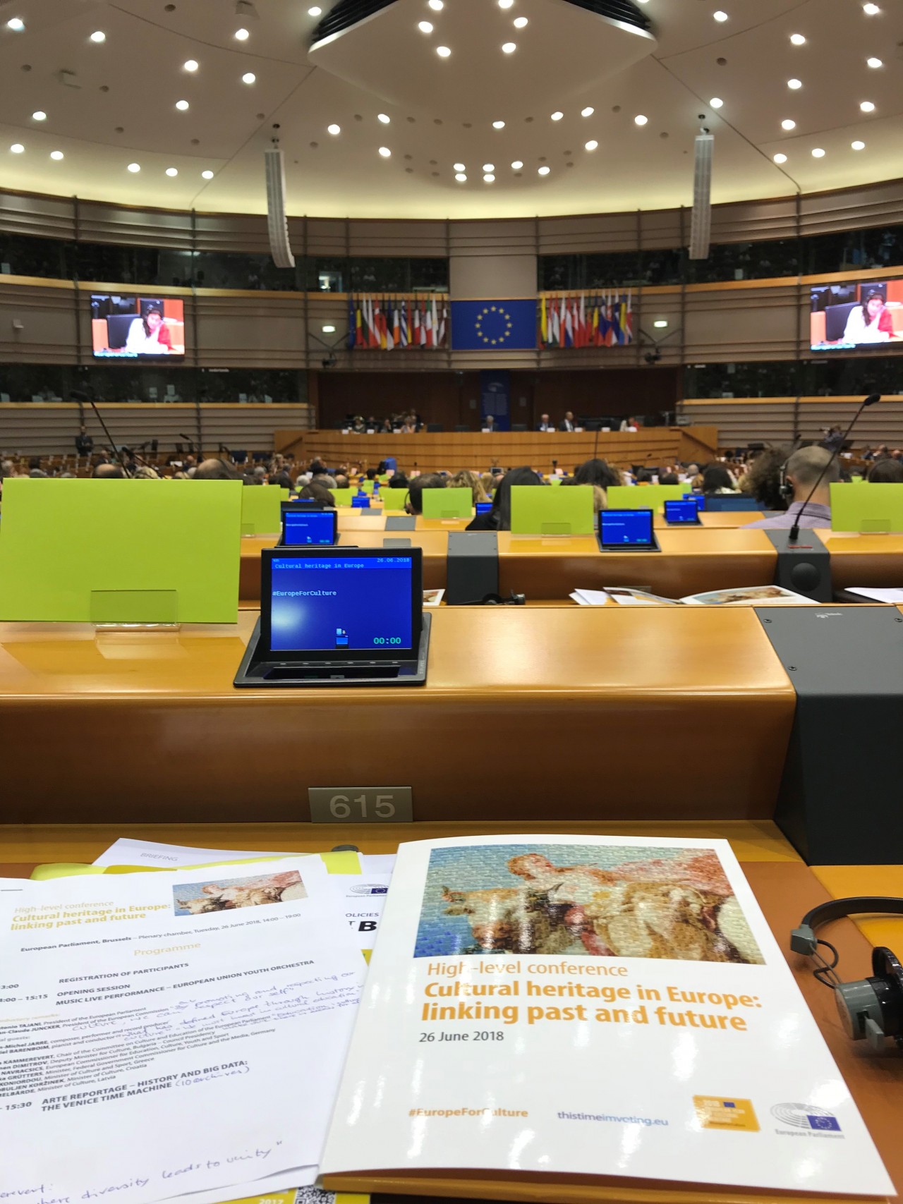 high-level conference Cultural Heritage in Europe: linking past and future
