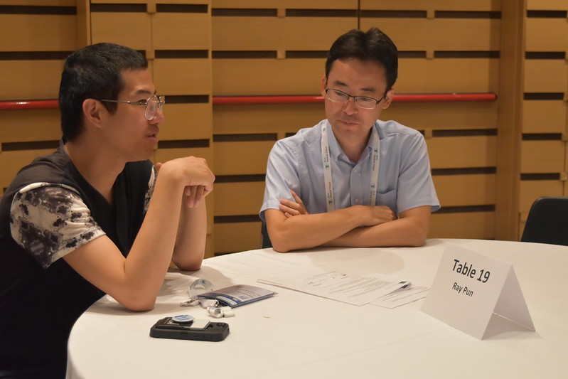 One2one coaching conversation during IFLA WLIC 2019