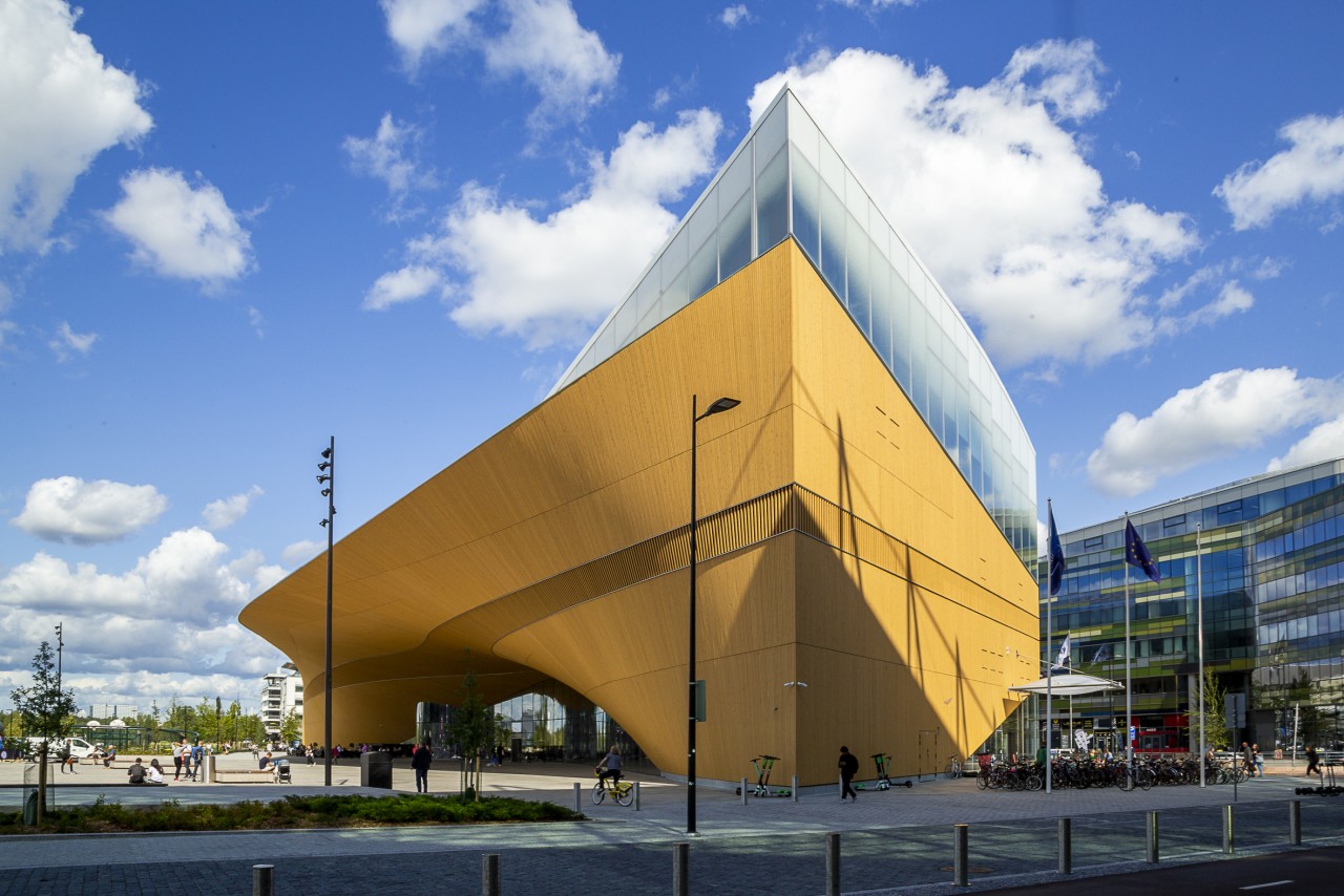 Oodi Library in Helsinki, Finland