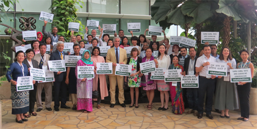 IFLA Global Vision Asia Oceania participants in Singapore