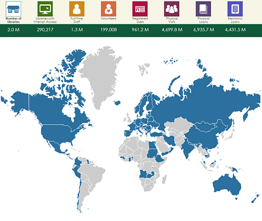Library Map of the World - Update
