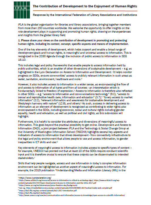 the_contribution_of_development_to_the_enjoyment_of_human_rights_-_ifla_-_front_page