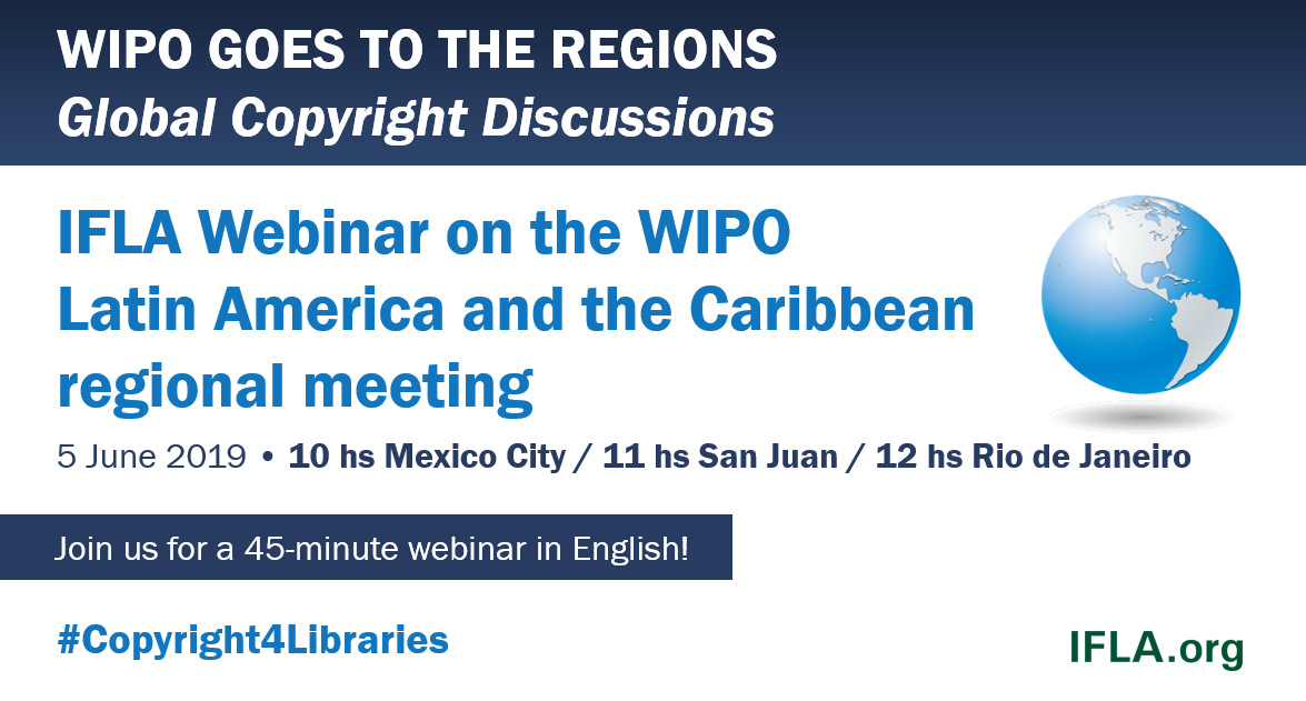IFLA Webinar on the WIPO Latin America and the Caribbean Regional Meeting
