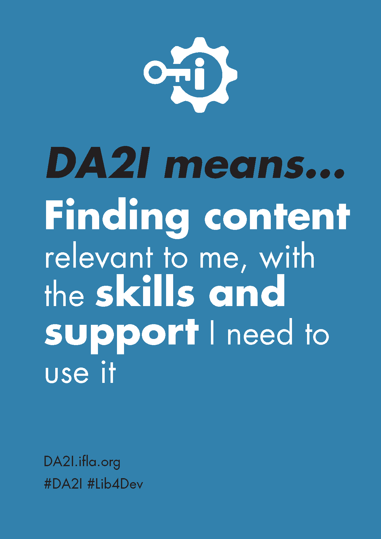 DA2I Postcard: SDG 16 Peace, justice and strong institutions (skills and support)