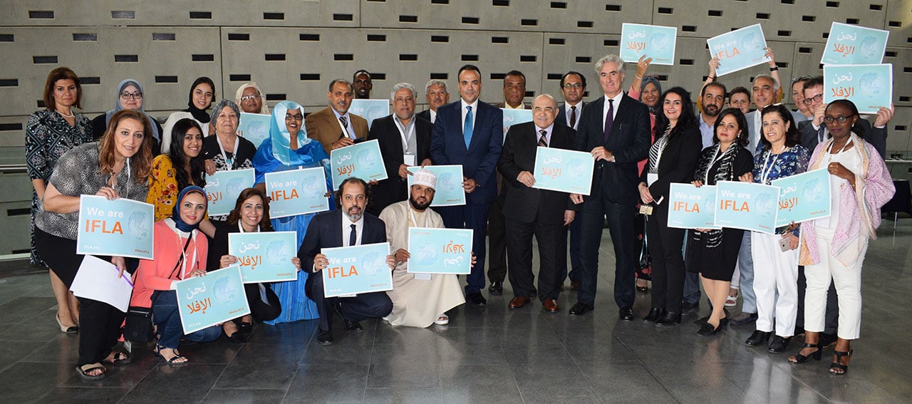 Participants at the IFLA MENA Workshop on Strategies for Stronger Libraries, Alexandria, 12-13 November 2019