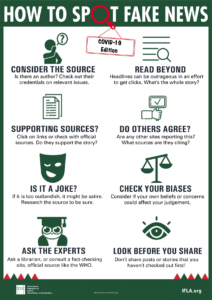 How to spot fake news - COVID19 edition