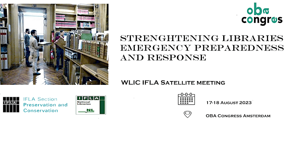 Strengthening libraries emergency preparedness and response