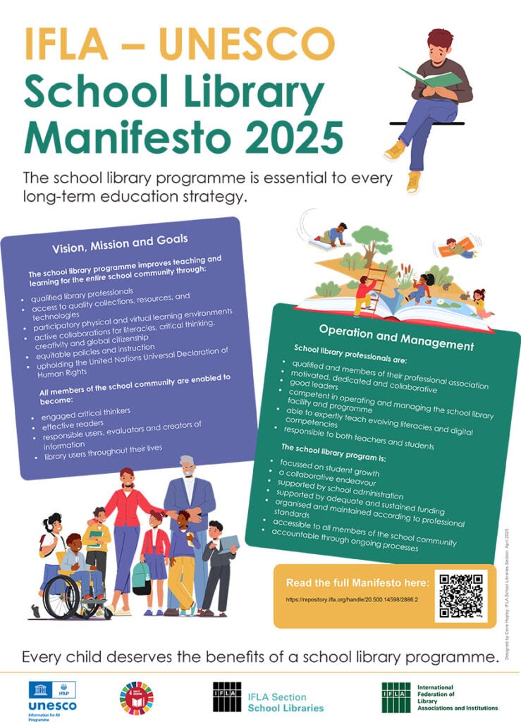 IFLA School Library Manifesto 2025 Poster